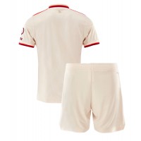 Camisa de Futebol Bayern Munich Equipamento Alternativo Infantil 2024-25 Manga Curta (+ Calças curtas)